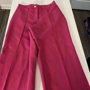 Hot pink business slacks